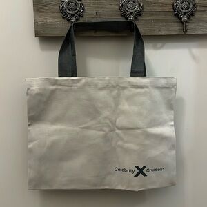 Celebrity Cruises Canvas Tote Bag with Detachable Mini Bag New